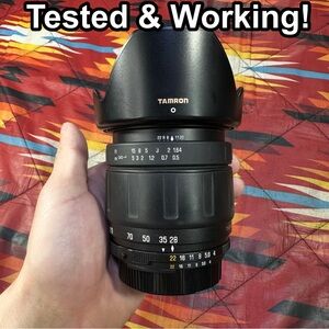 Tamron AF 28-105mm 1:4-5.6 Zoom Lens for Nikon F SLR DSLR Camera TESTED!